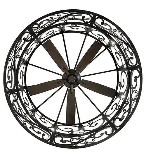 72" Wide Dean 12 Light Chandel-Air - Image 7