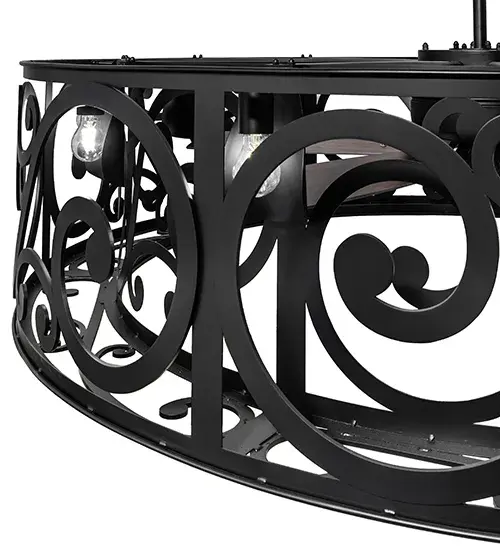 72" Wide Dean 12 Light Chandel-Air - Image 9