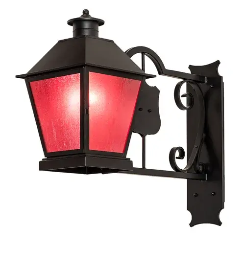 12" Wide Stafford Lantern Wall Sconce - Image 2