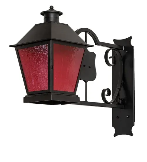 12" Wide Stafford Lantern Wall Sconce - Image 3