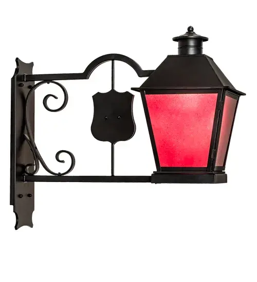 12" Wide Stafford Lantern Wall Sconce - Image 8
