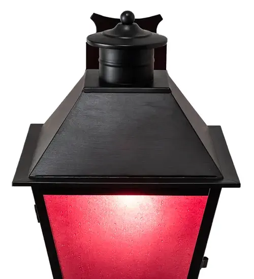 12" Wide Stafford Lantern Wall Sconce - Image 9