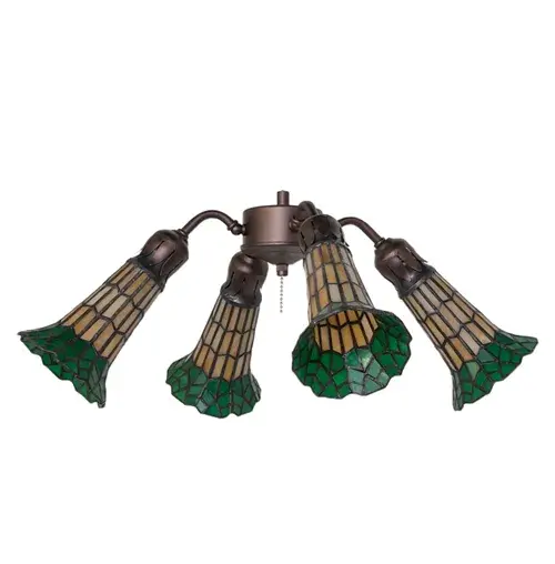The Meyda Tiffany - Stained Glass Pond Lily by Meyda Lighting - Image 3