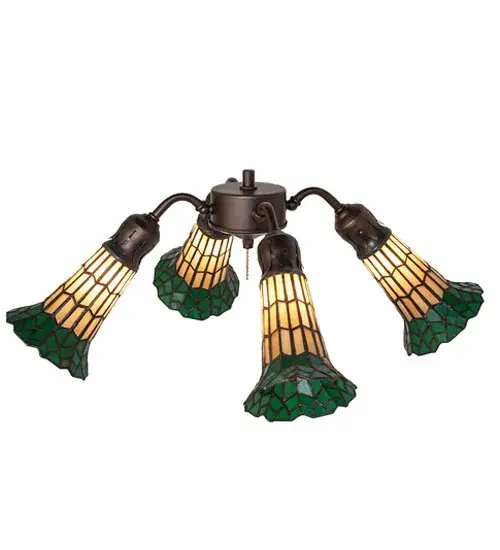 The Meyda Tiffany - Stained Glass Pond Lily by Meyda Lighting - Image 4