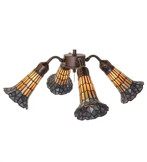The Meyda Tiffany - Stained Glass Pond Lily by Meyda Lighting - Image 4