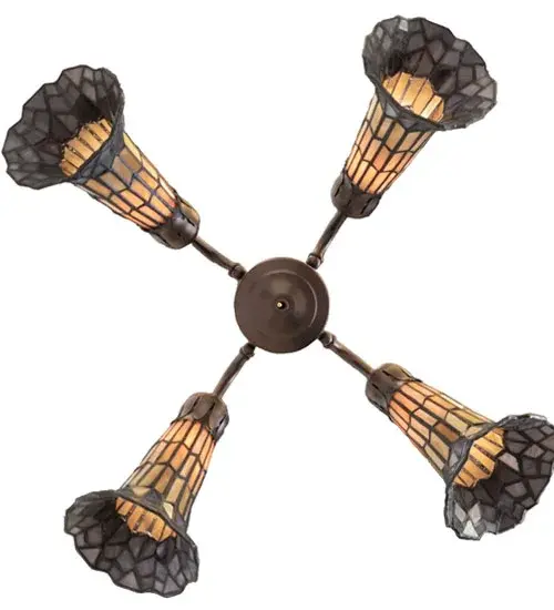 The Meyda Tiffany - Stained Glass Pond Lily by Meyda Lighting - Image 7