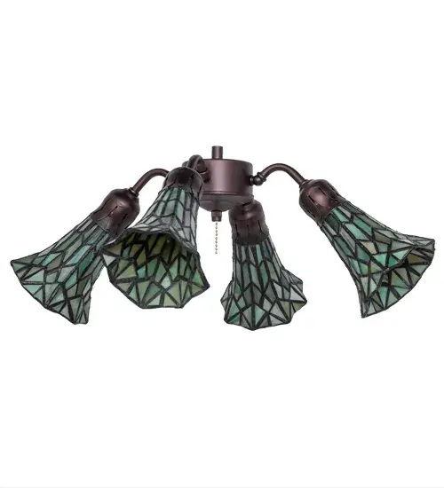 The Meyda Tiffany - Stained Glass Pond Lily by Meyda Lighting - Image 3