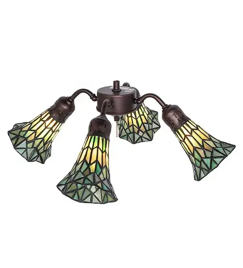 The Meyda Tiffany - Stained Glass Pond Lily by Meyda Lighting - Image 4