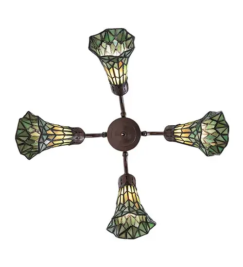The Meyda Tiffany - Stained Glass Pond Lily by Meyda Lighting - Image 7