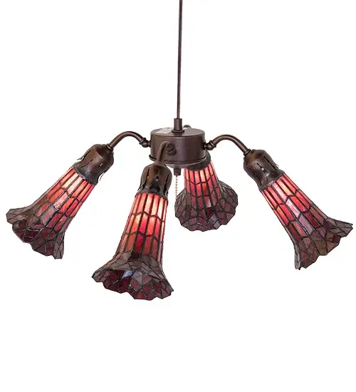 The Meyda Tiffany - Stained Glass Pond Lily by Meyda Lighting - Image 4