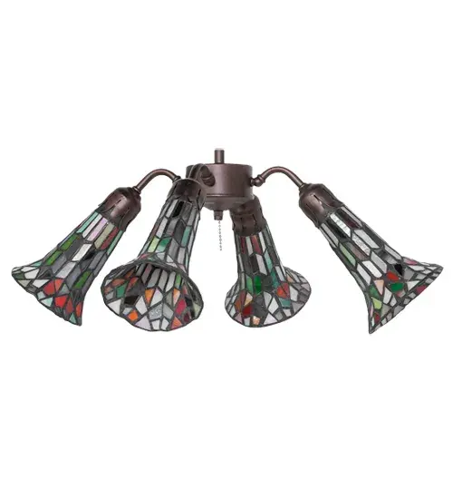 The Meyda Tiffany - Stained Glass Pond Lily by Meyda Lighting - Image 3