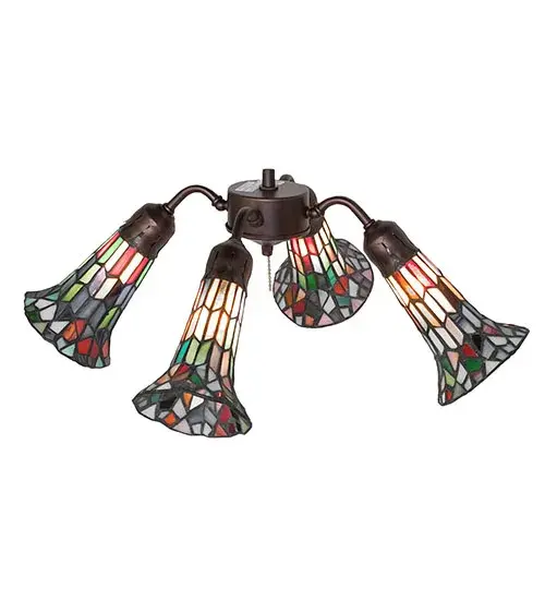The Meyda Tiffany - Stained Glass Pond Lily by Meyda Lighting - Image 4