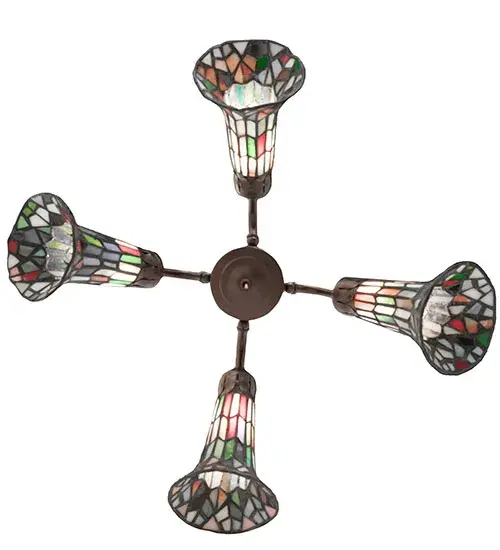 The Meyda Tiffany - Stained Glass Pond Lily by Meyda Lighting - Image 7