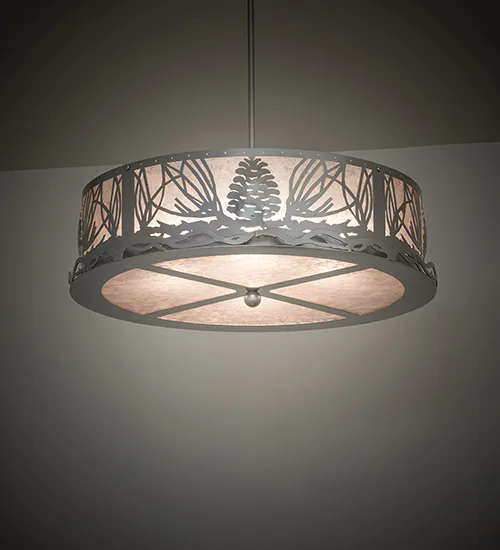 22" Wide Mountain Pine Inverted Pendant