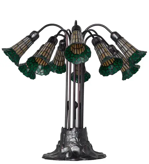 The Meyda Tiffany - Stained Glass Pond Lily by Meyda Lighting - Image 3