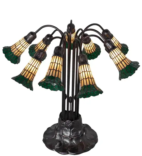 The Meyda Tiffany - Stained Glass Pond Lily by Meyda Lighting - Image 4