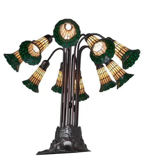 The Meyda Tiffany - Stained Glass Pond Lily by Meyda Lighting - Image 6