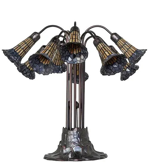 The Meyda Tiffany - Stained Glass Pond Lily by Meyda Lighting - Image 3