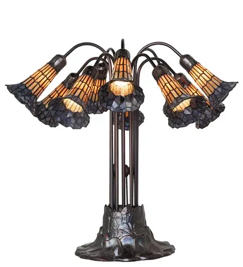 The Meyda Tiffany - Stained Glass Pond Lily by Meyda Lighting - Image 5