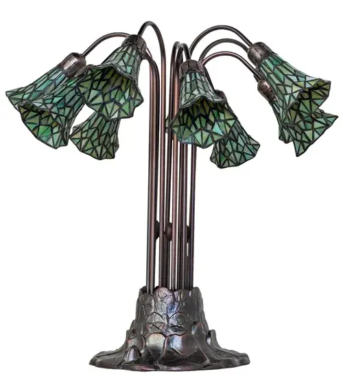 The Meyda Tiffany - Stained Glass Pond Lily by Meyda Lighting - Image 3