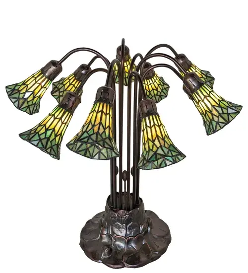 The Meyda Tiffany - Stained Glass Pond Lily by Meyda Lighting - Image 4