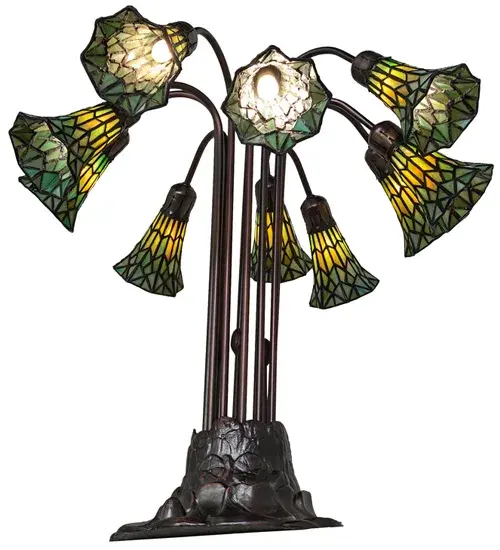 The Meyda Tiffany - Stained Glass Pond Lily by Meyda Lighting - Image 6