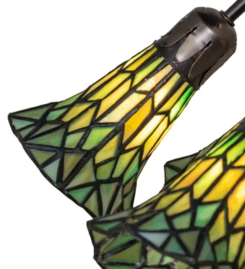 The Meyda Tiffany - Stained Glass Pond Lily by Meyda Lighting - Image 7