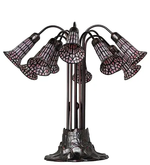 The Meyda Tiffany - Stained Glass Pond Lily by Meyda Lighting - Image 3