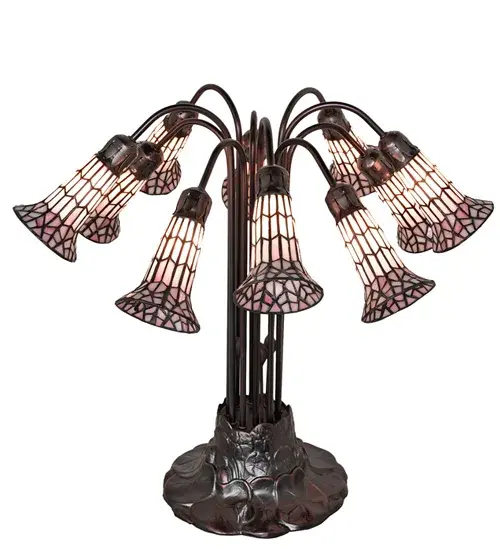 The Meyda Tiffany - Stained Glass Pond Lily by Meyda Lighting - Image 4