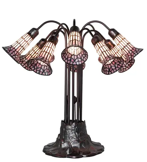 The Meyda Tiffany - Stained Glass Pond Lily by Meyda Lighting - Image 5