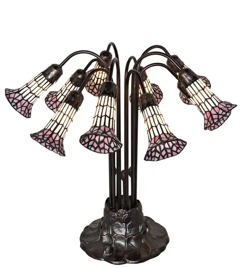 The Meyda Tiffany - Stained Glass Pond Lily by Meyda Lighting - Image 4