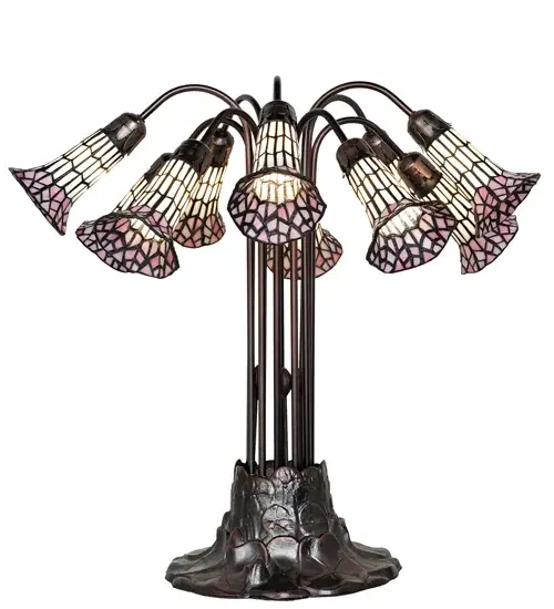The Meyda Tiffany - Stained Glass Pond Lily by Meyda Lighting - Image 5