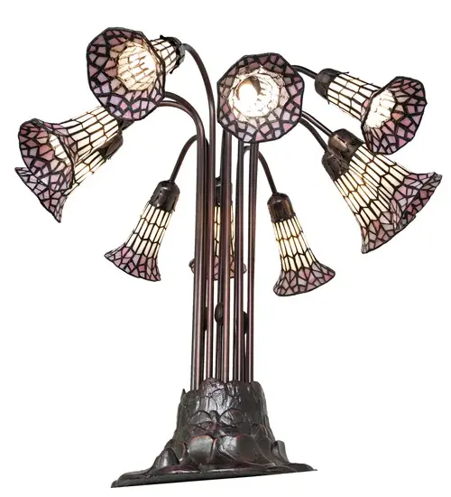 The Meyda Tiffany - Stained Glass Pond Lily by Meyda Lighting - Image 6