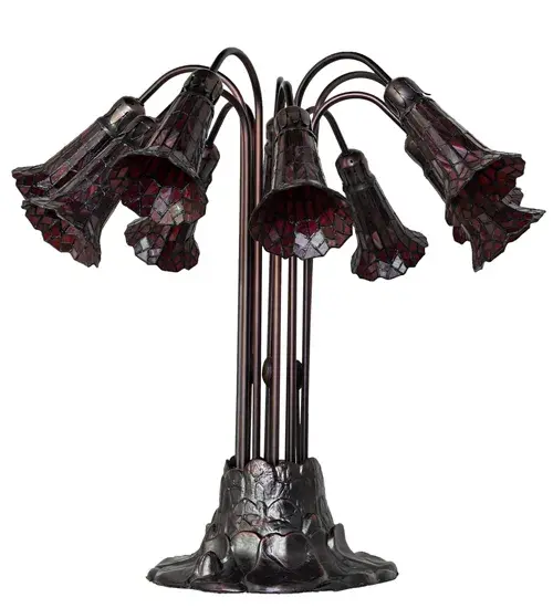 The Meyda Tiffany - Stained Glass Pond Lily by Meyda Lighting - Image 3