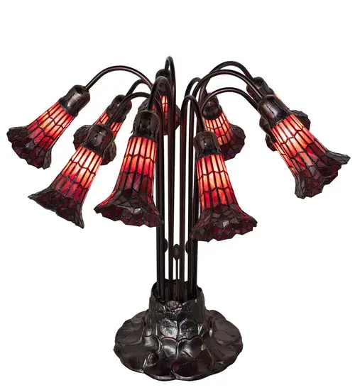 The Meyda Tiffany - Stained Glass Pond Lily by Meyda Lighting - Image 4