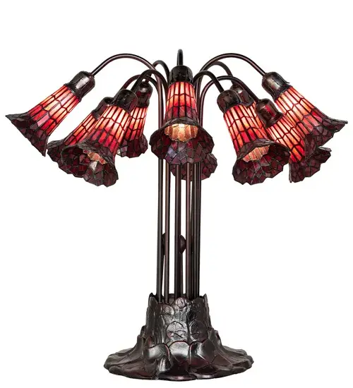 The Meyda Tiffany - Stained Glass Pond Lily by Meyda Lighting - Image 5