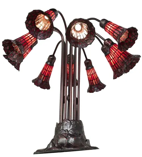 The Meyda Tiffany - Stained Glass Pond Lily by Meyda Lighting - Image 6