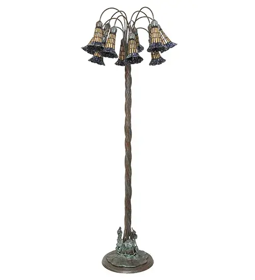 The Meyda Tiffany - Stained Glass Pond Lily by Meyda Lighting - Image 3