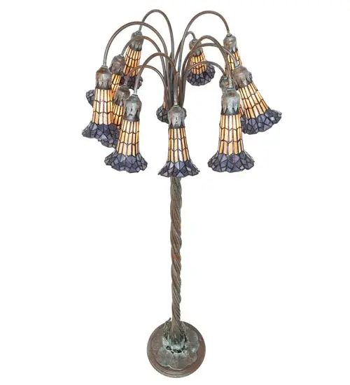 The Meyda Tiffany - Stained Glass Pond Lily by Meyda Lighting - Image 4