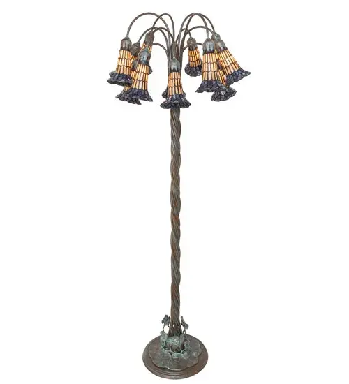 The Meyda Tiffany - Stained Glass Pond Lily by Meyda Lighting - Image 5