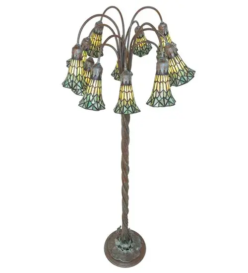 The Meyda Tiffany - Stained Glass Pond Lily by Meyda Lighting - Image 4