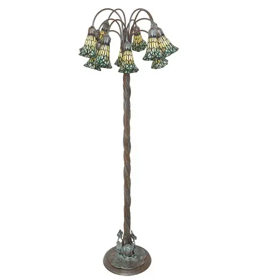 The Meyda Tiffany - Stained Glass Pond Lily by Meyda Lighting - Image 5