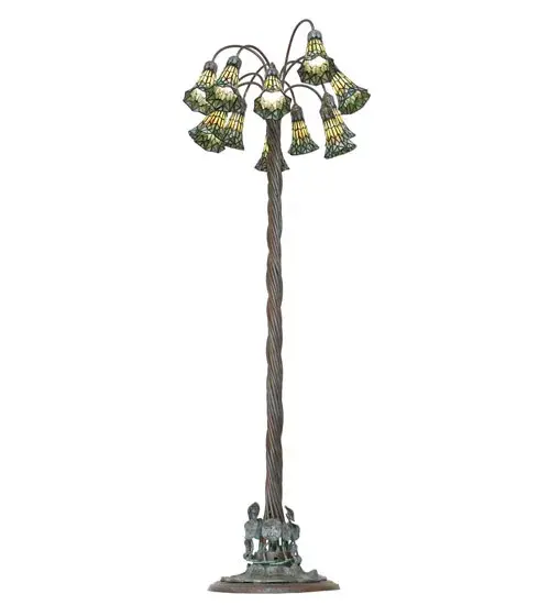 The Meyda Tiffany - Stained Glass Pond Lily by Meyda Lighting - Image 6