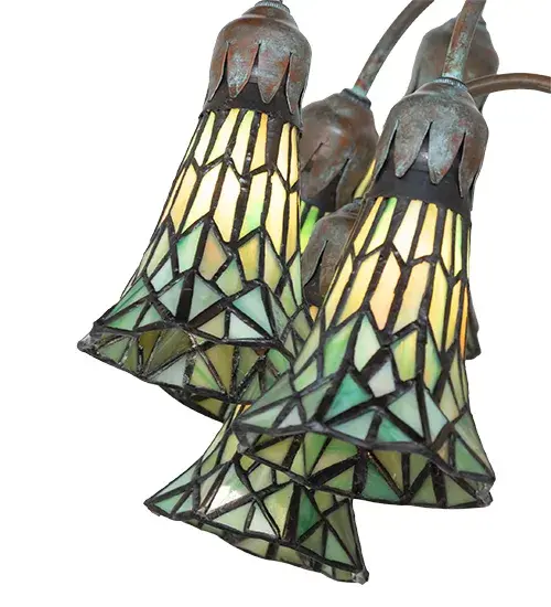 The Meyda Tiffany - Stained Glass Pond Lily by Meyda Lighting - Image 7