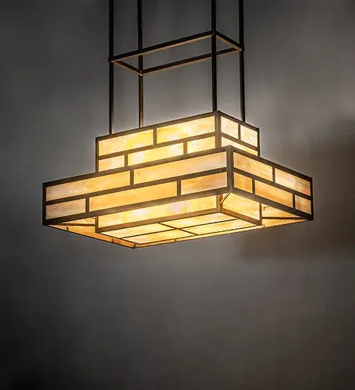 36" Long Hyde Park "T" Mission Pendant - Image 1