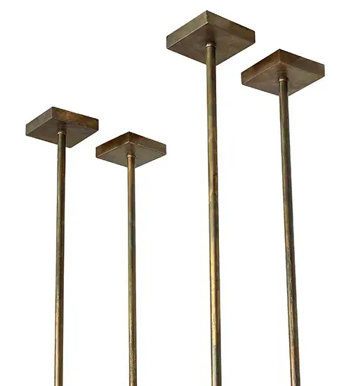 36" Long Hyde Park "T" Mission Pendant - Image 10