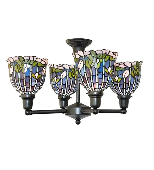 The Tiffany Flowering Lotus by Meyda Lighting - Image 2