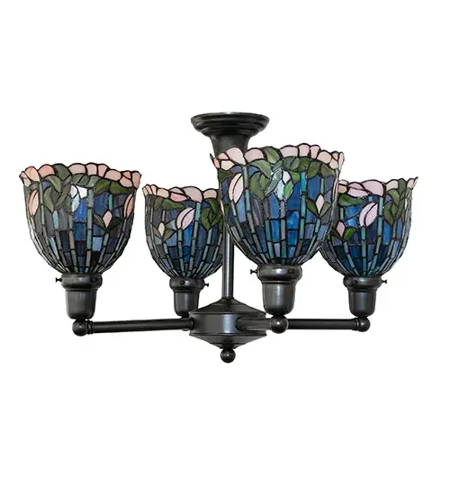 The Tiffany Flowering Lotus by Meyda Lighting - Image 3