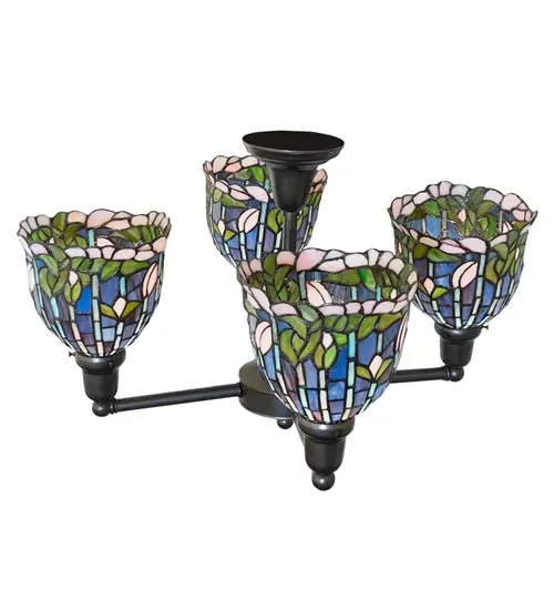 The Tiffany Flowering Lotus by Meyda Lighting - Image 4