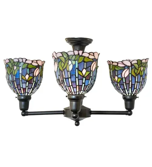 The Tiffany Flowering Lotus by Meyda Lighting - Image 5